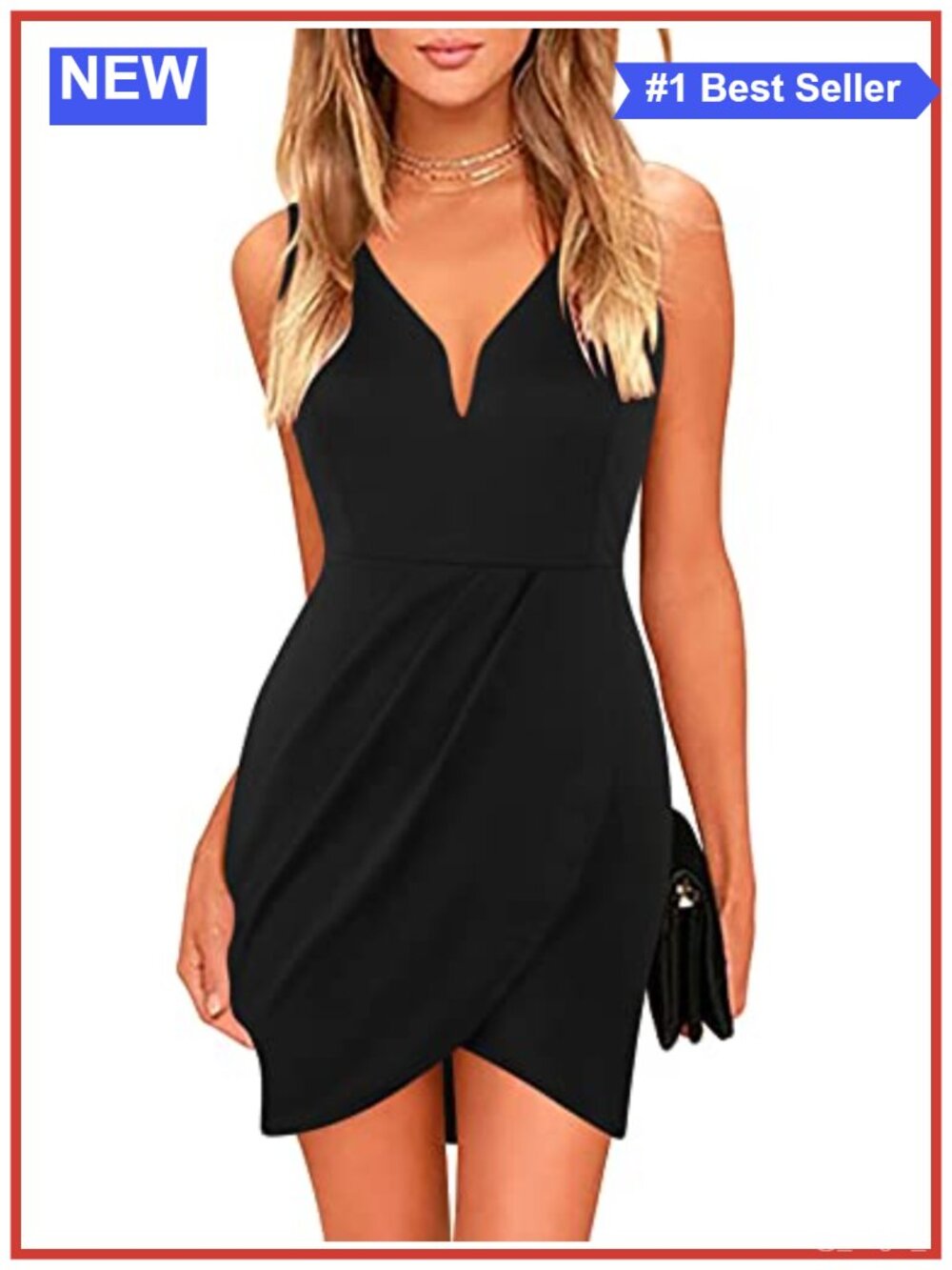 Bodycon Ruched V-Neck Sleeveless Cocktail Dress High Stretch Viscose Blend